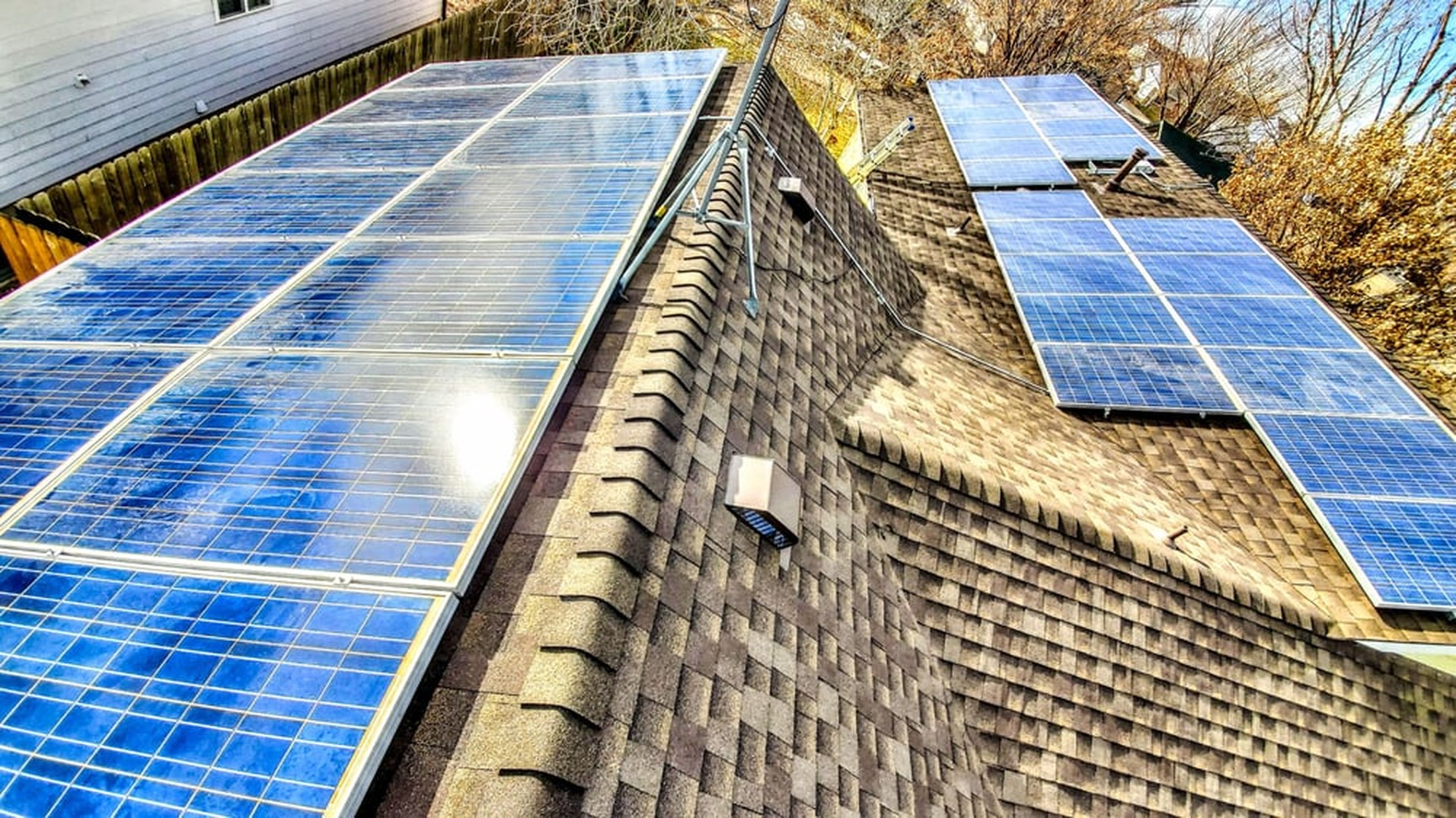 Rooftop array in Colorado